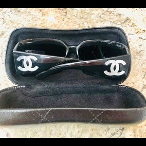 Authentic Chanel mother of pearl sunglasses